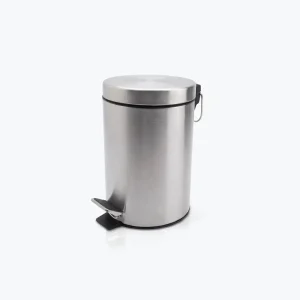 Pedal Bin - 3lt - Silver finish